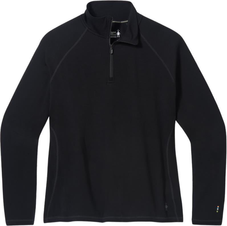 Classic Thermal Merino Base Layer 1/4 Zip Plus - Womens - Black Dot 1