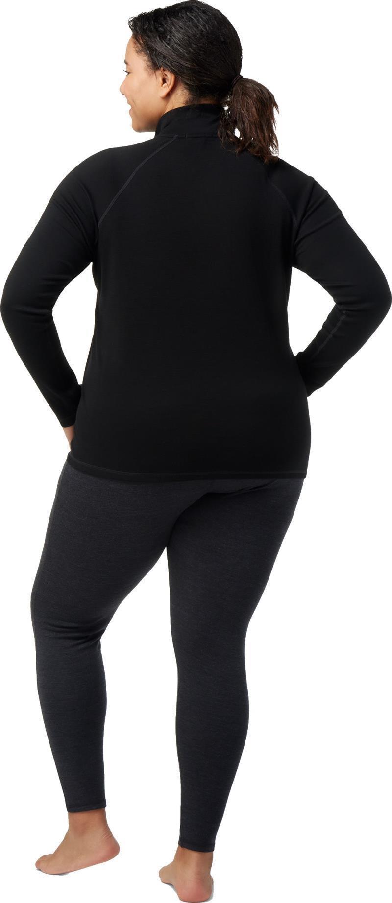 Classic Thermal Merino Base Layer 1/4 Zip Plus - Womens - Black Dot 3