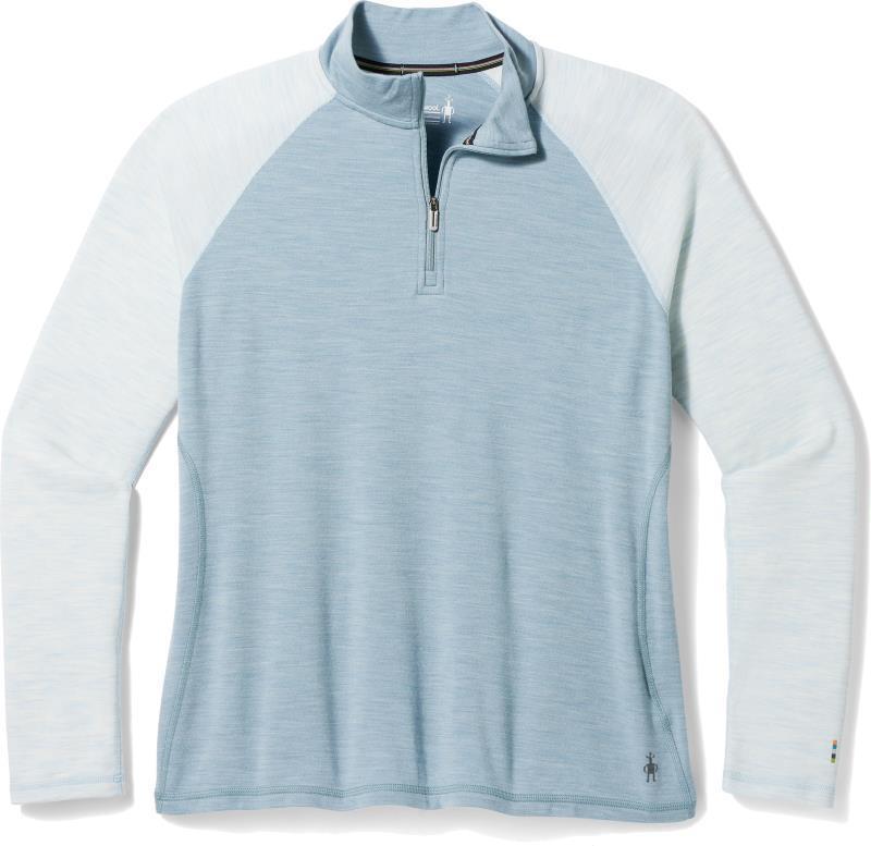 Classic Thermal Merino Base Layer 1/4 Zip Plus - Womens - Lead Heather 1