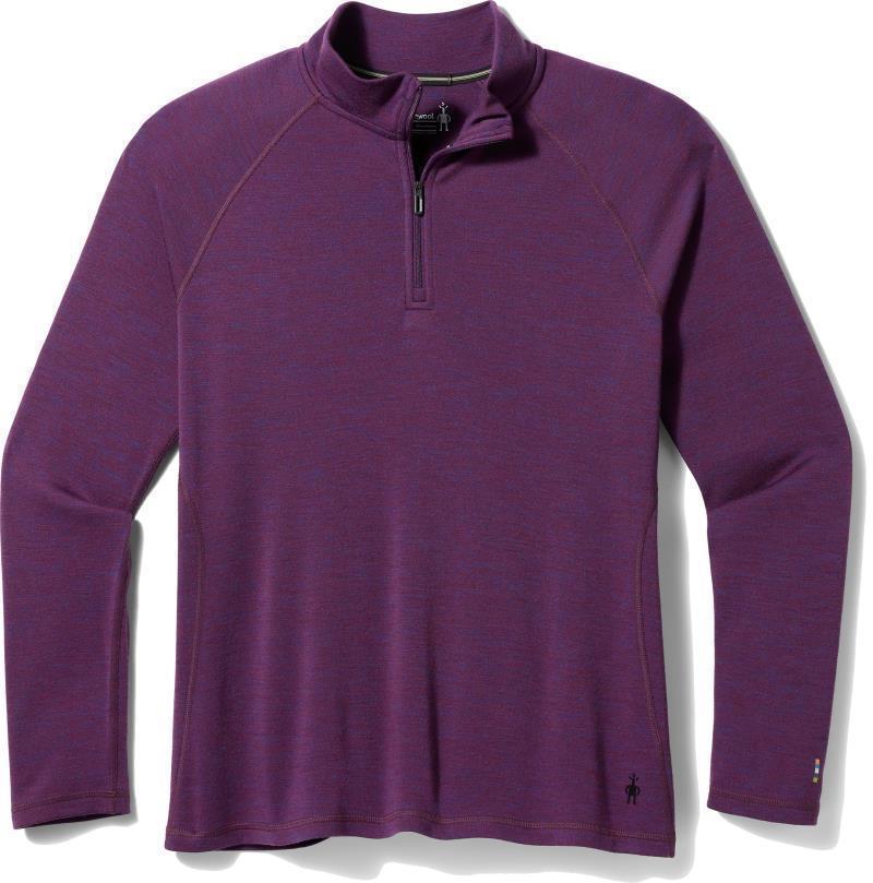 Classic Thermal Merino Base Layer 1/4 Zip Plus - Womens - Purple Iris Heather 1