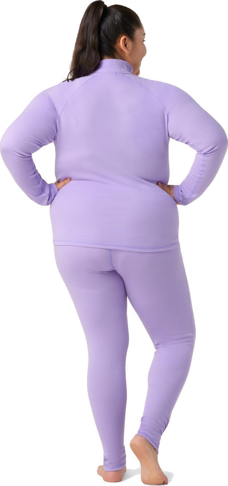 Classic Thermal Merino Base Layer 1/4 Zip Plus - Womens - Ultra Violet 3