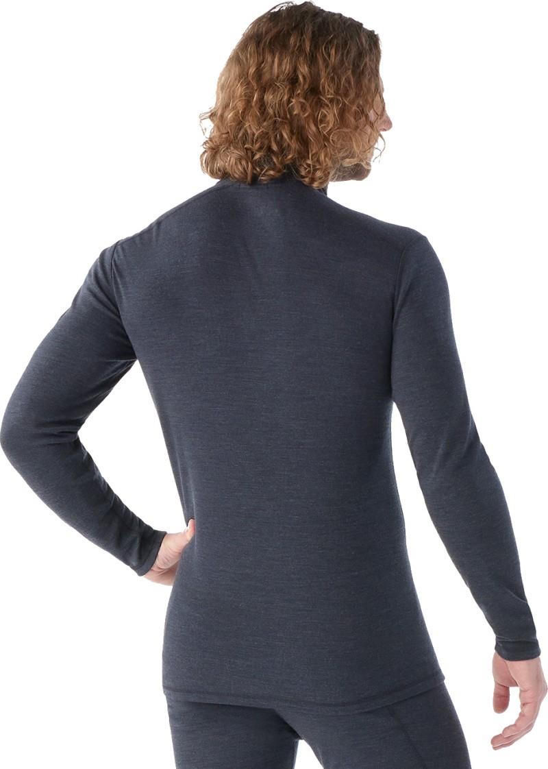 Classic Thermal Merino Base Layer 1/4 Zip - Mens - charcoal heather 1