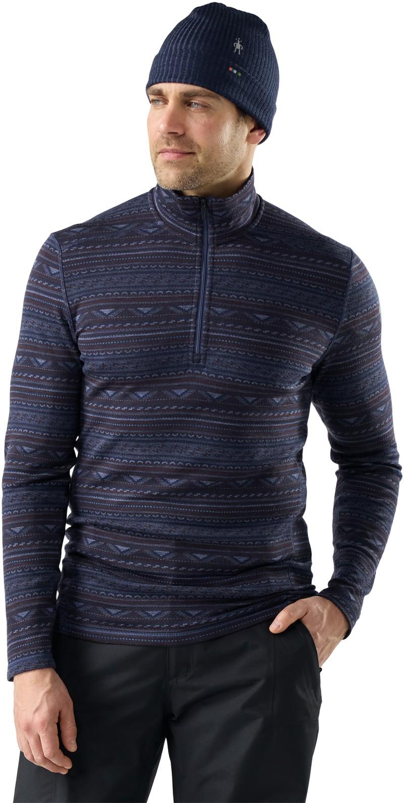 Classic Thermal Merino Base Layer 1/4 Zip - Mens - nightfall summit soul 1