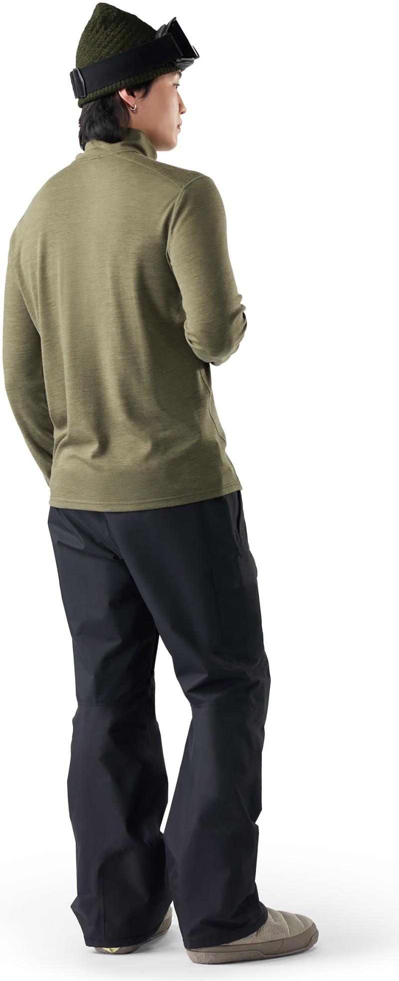 Classic Thermal Merino Base Layer 1/4 Zip - Mens - winter moss heather 1