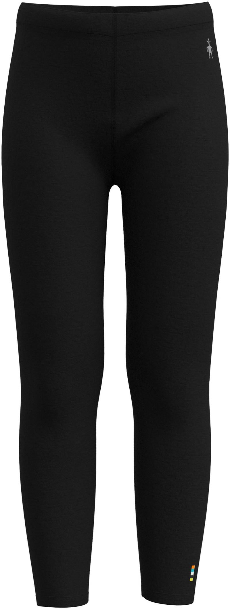 Classic Thermal Merino Base Layer Bottoms - Kids - black 1