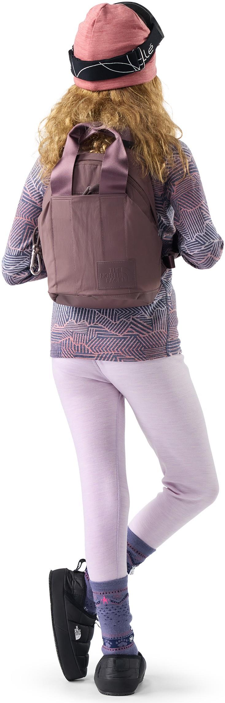 Classic Thermal Merino Base Layer Bottoms - Kids - lavender sky heather 1