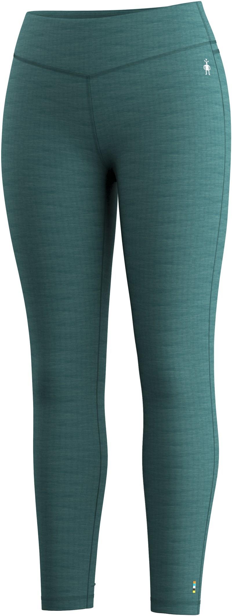 Classic Thermal Merino Base Layer Bottoms - Womens - dark teal heather 1