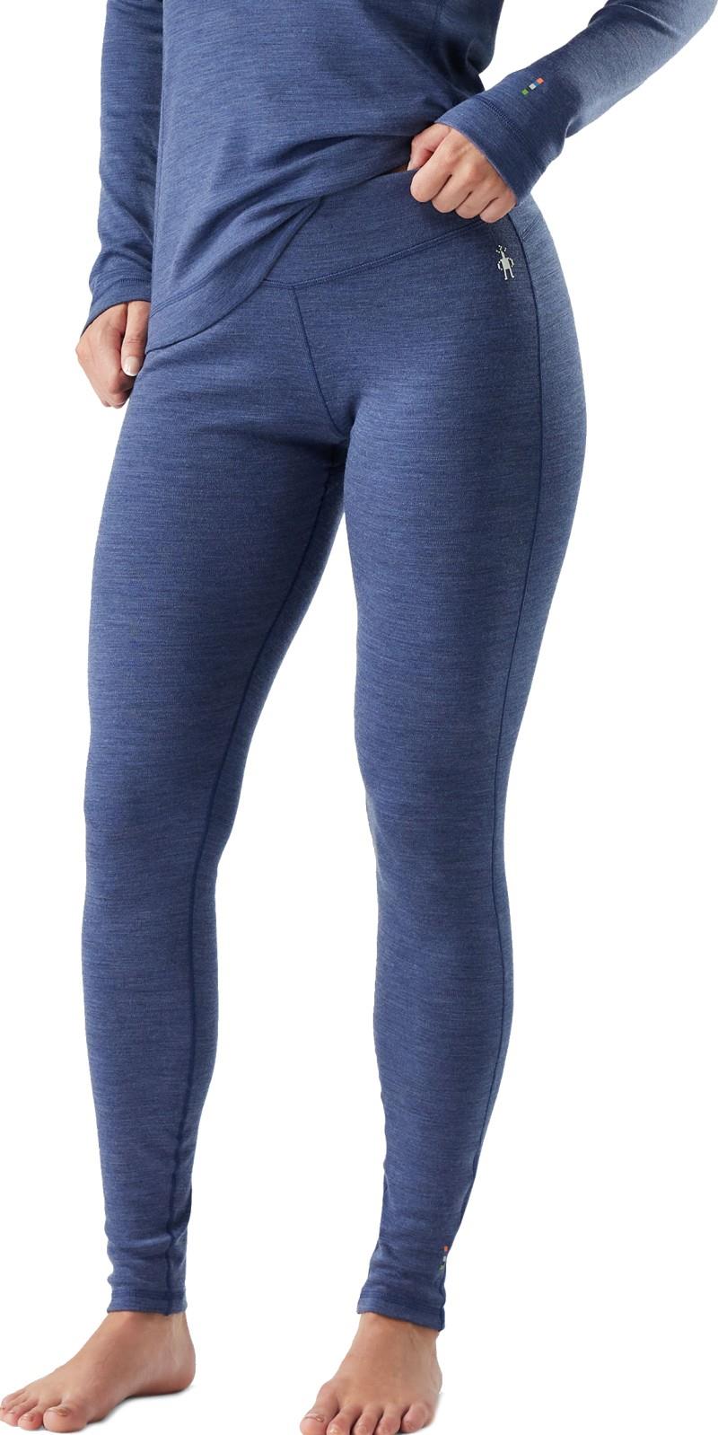 Classic Thermal Merino Base Layer Bottoms - Womens - nightfall blue heather 1