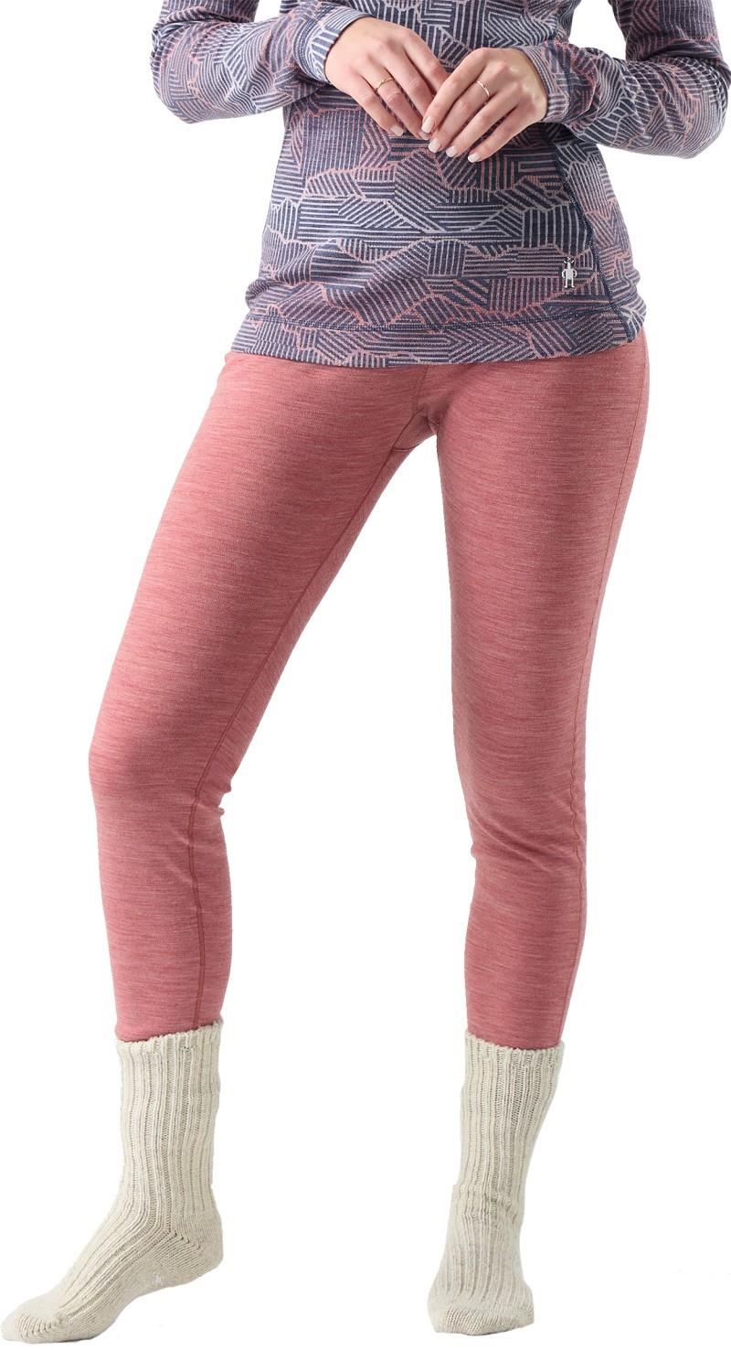 Classic Thermal Merino Base Layer Bottoms - Womens - rosewood heather 1