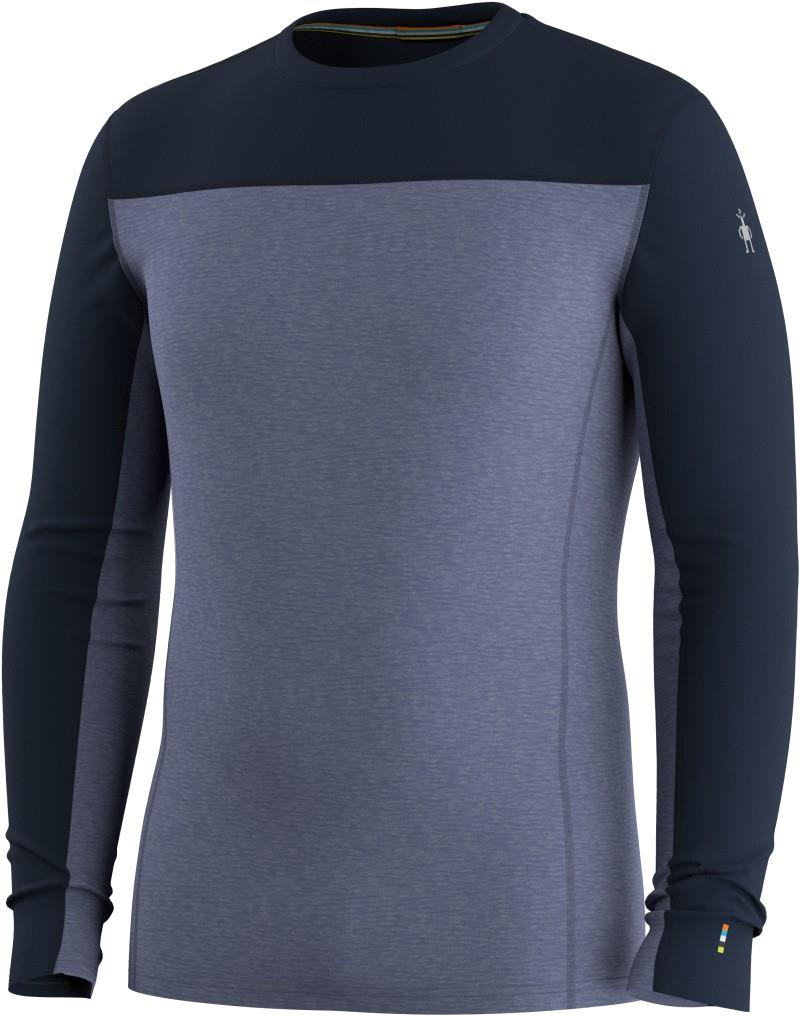 Classic Thermal Merino Base Layer Colorblock Crew - Mens - deep navy / nightfall blue 1