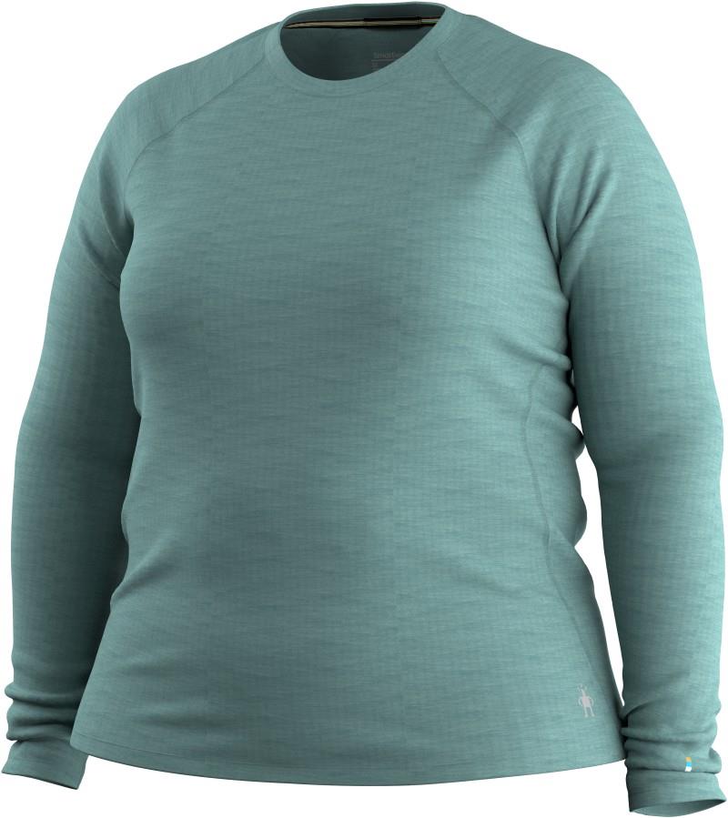 Classic Thermal Merino Base Layer Crew Plus - Womens - dark teal heather 1