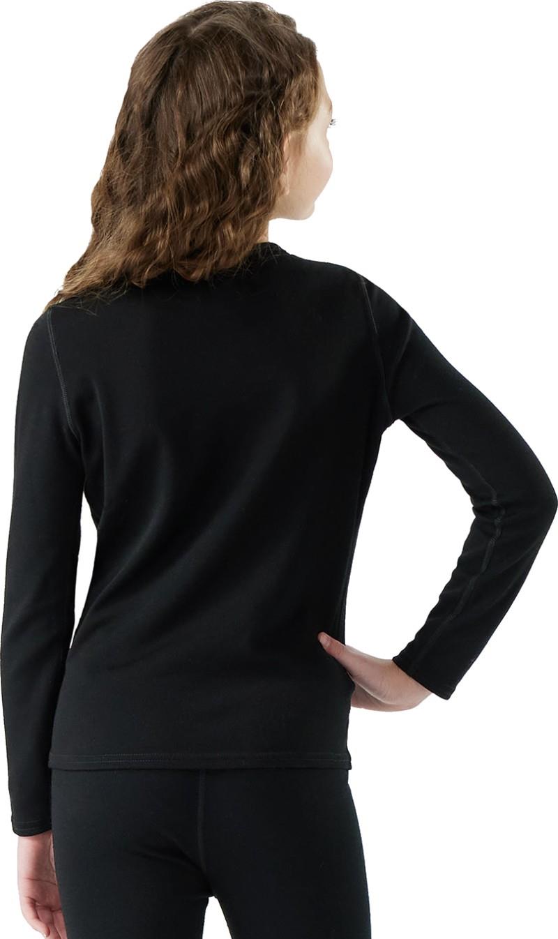 Classic Thermal Merino Base Layer Crew - Kids - black 1