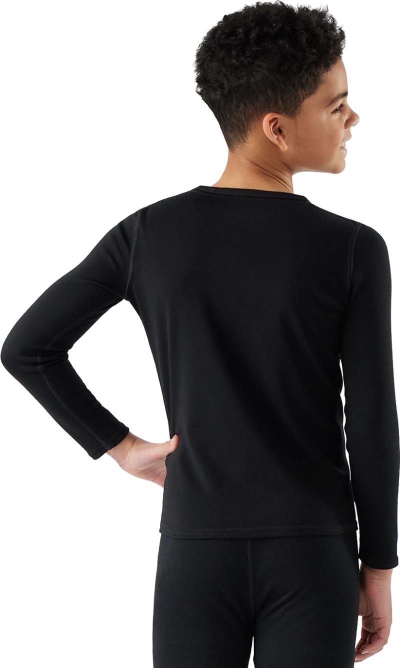 Classic Thermal Merino Base Layer Crew - Kids - black 1