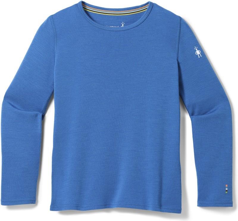 Classic Thermal Merino Base Layer Crew - Kids - royal indigo 1