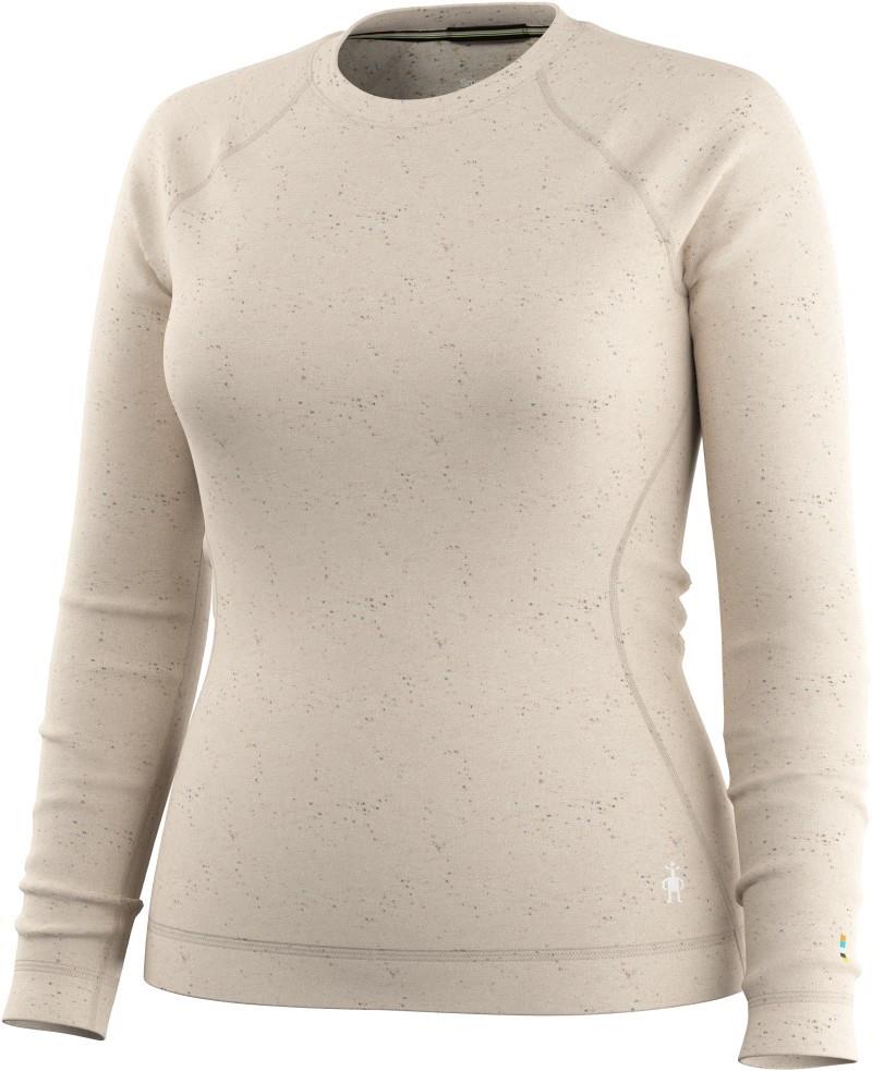 Classic Thermal Merino Base Layer Crew - Womens - almond donegal 1