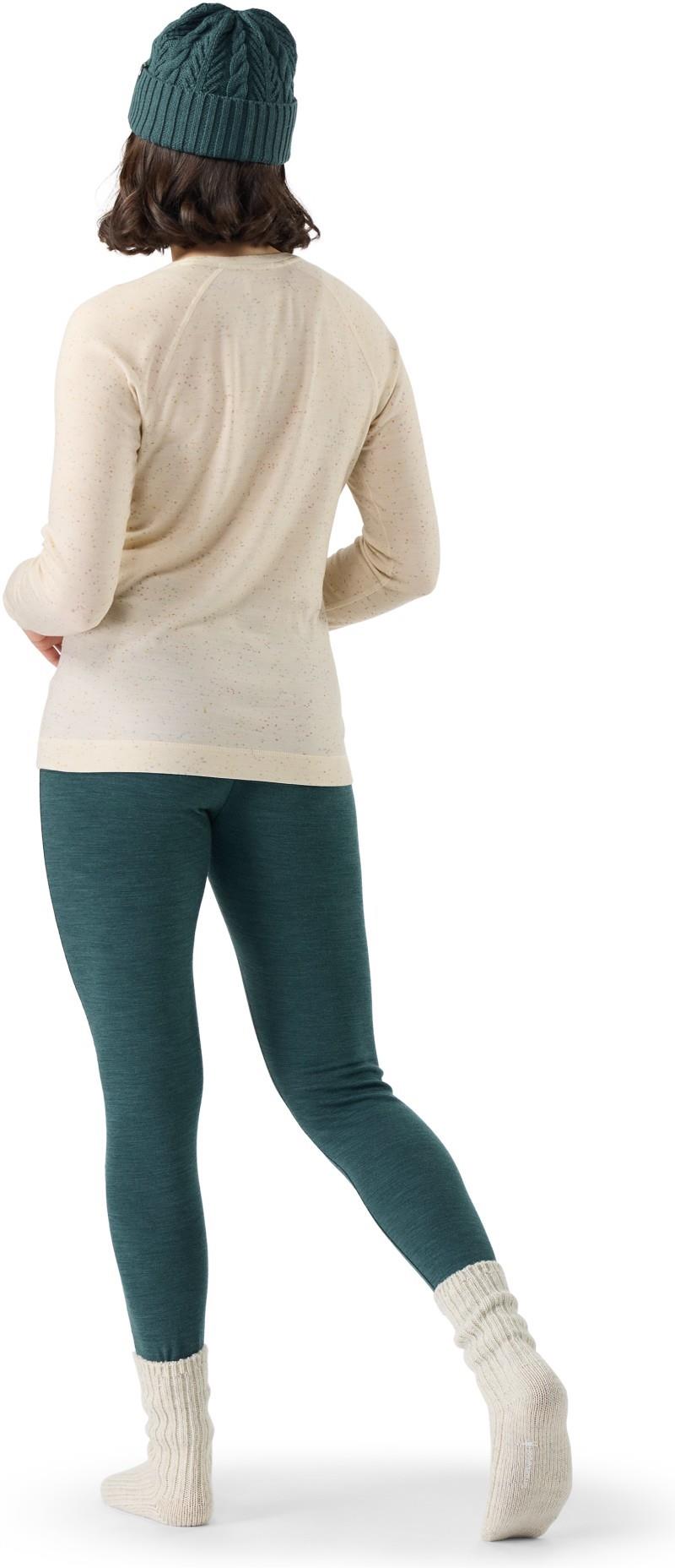 Classic Thermal Merino Base Layer Crew - Womens - almond donegal 1