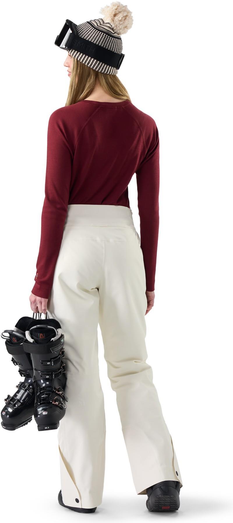 Classic Thermal Merino Base Layer Crew - Womens - cherry lacquer 1