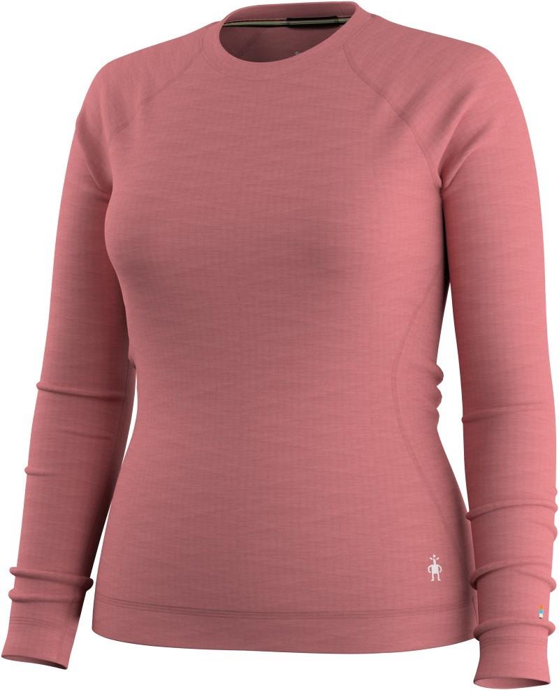 Classic Thermal Merino Base Layer Crew - Womens - rosewood heather 1
