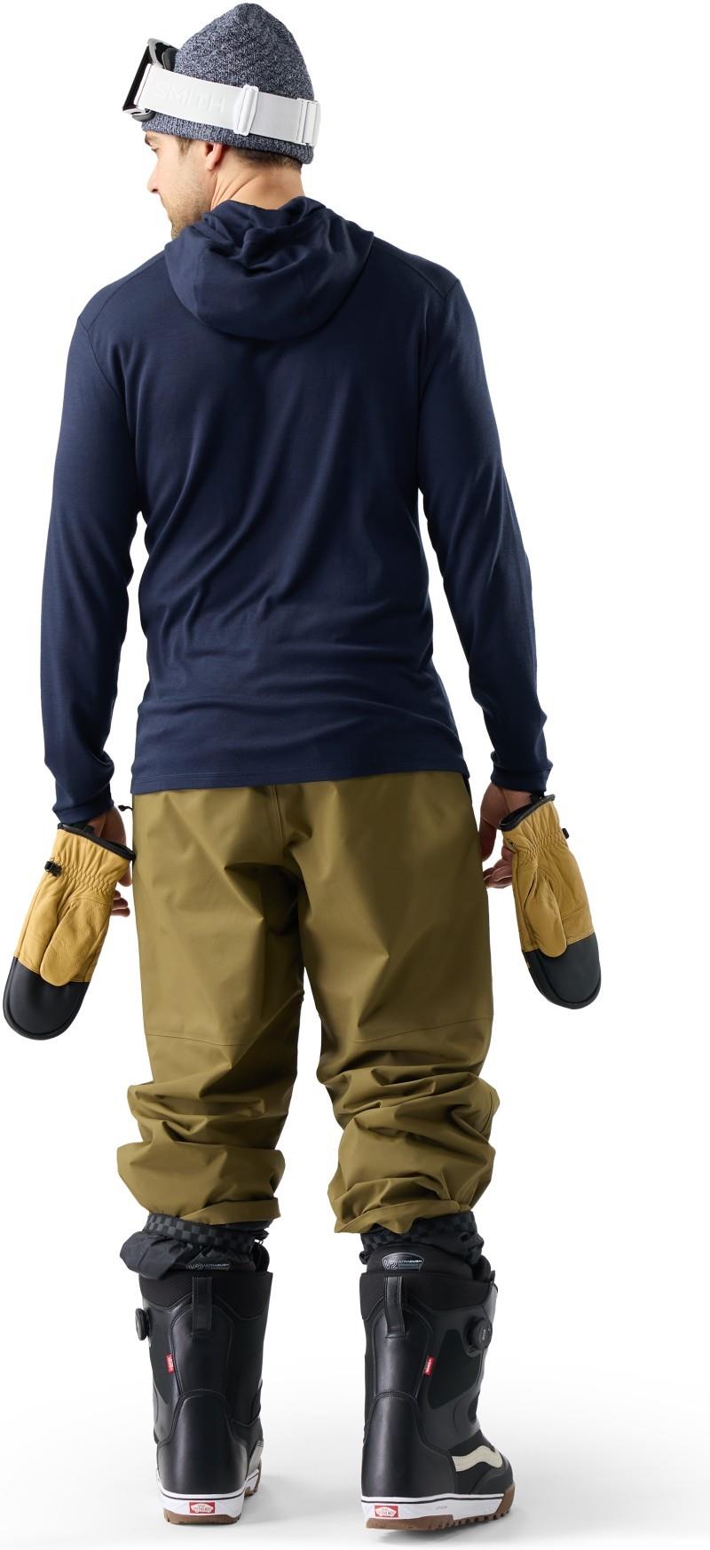 Classic Thermal Merino Base Layer Hoodie - Mens - deep navy 1