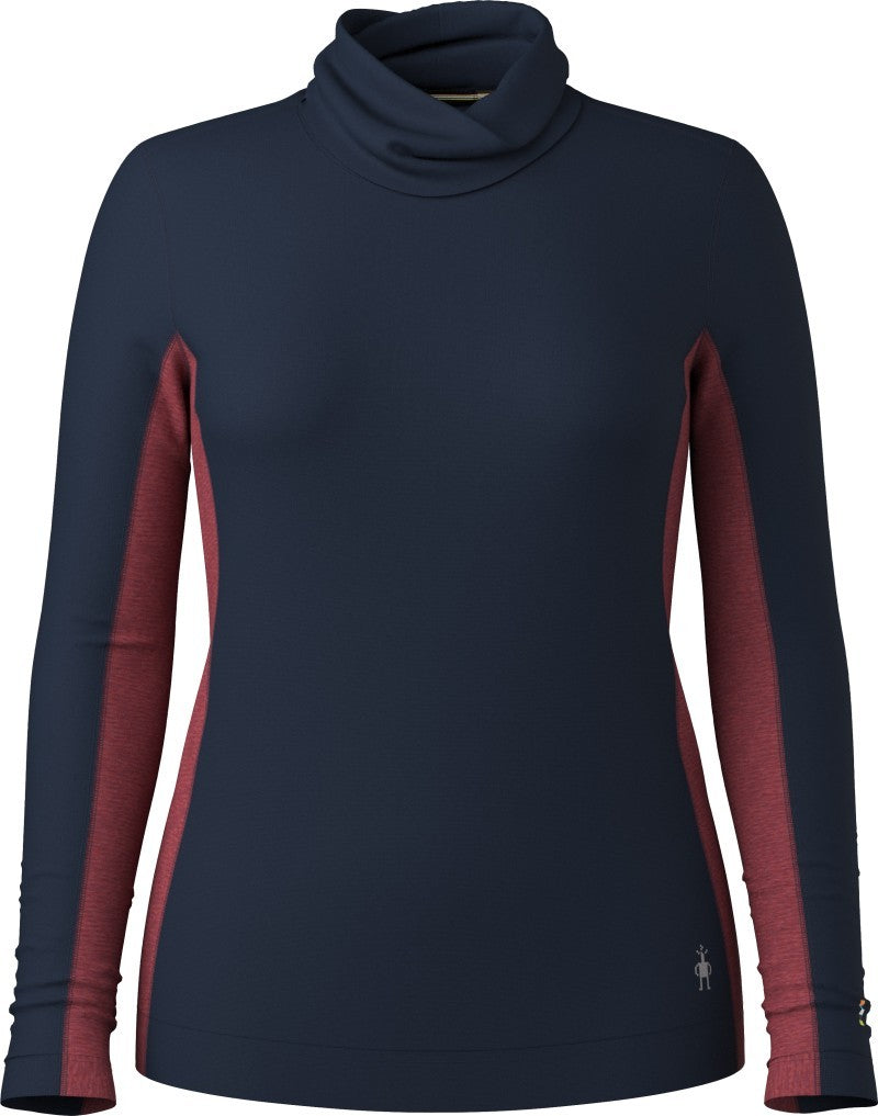 Classic Thermal Merino Mock Neck - Womens - deep navy 1