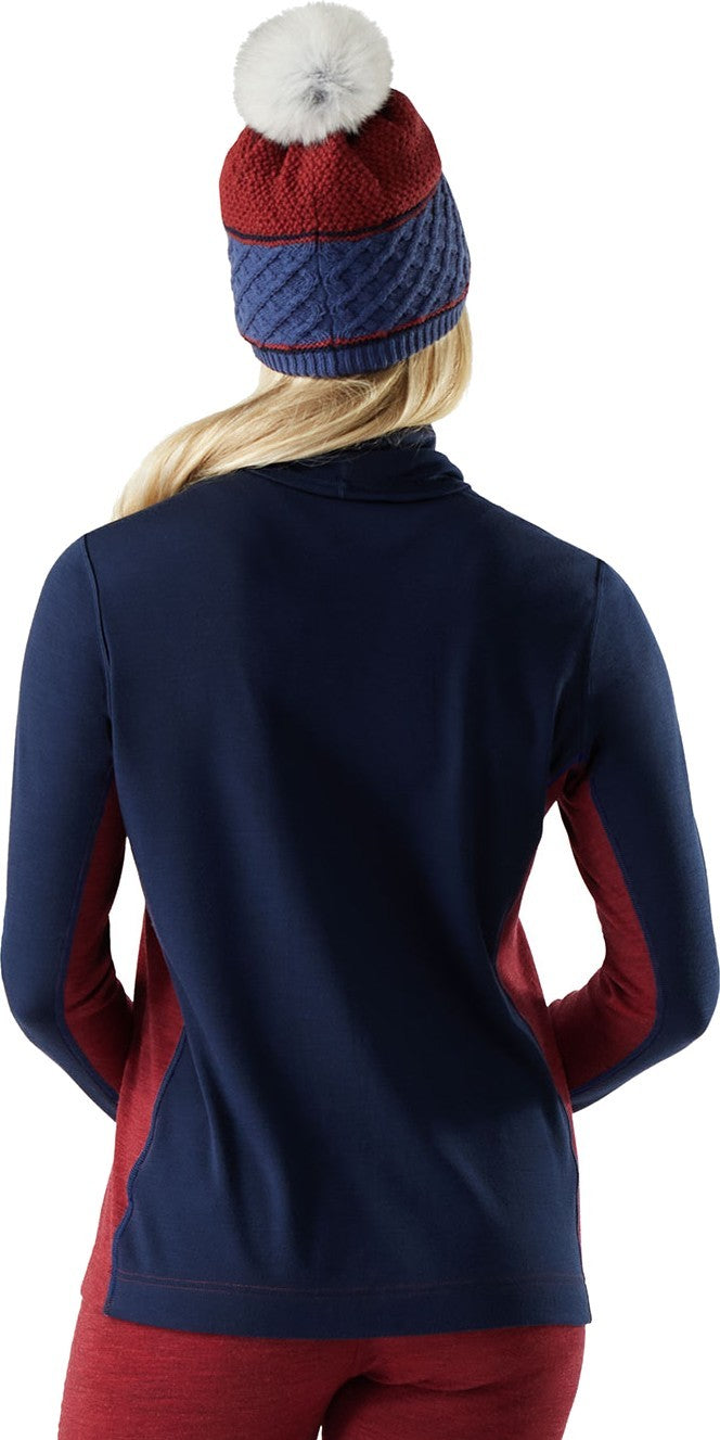 Classic Thermal Merino Mock Neck - Womens - deep navy 1