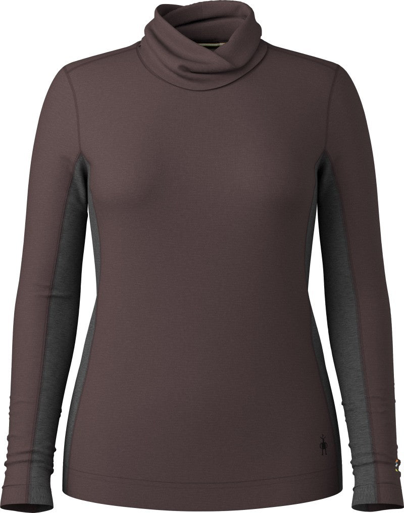 Classic Thermal Merino Mock Neck - Womens - mink heather 1