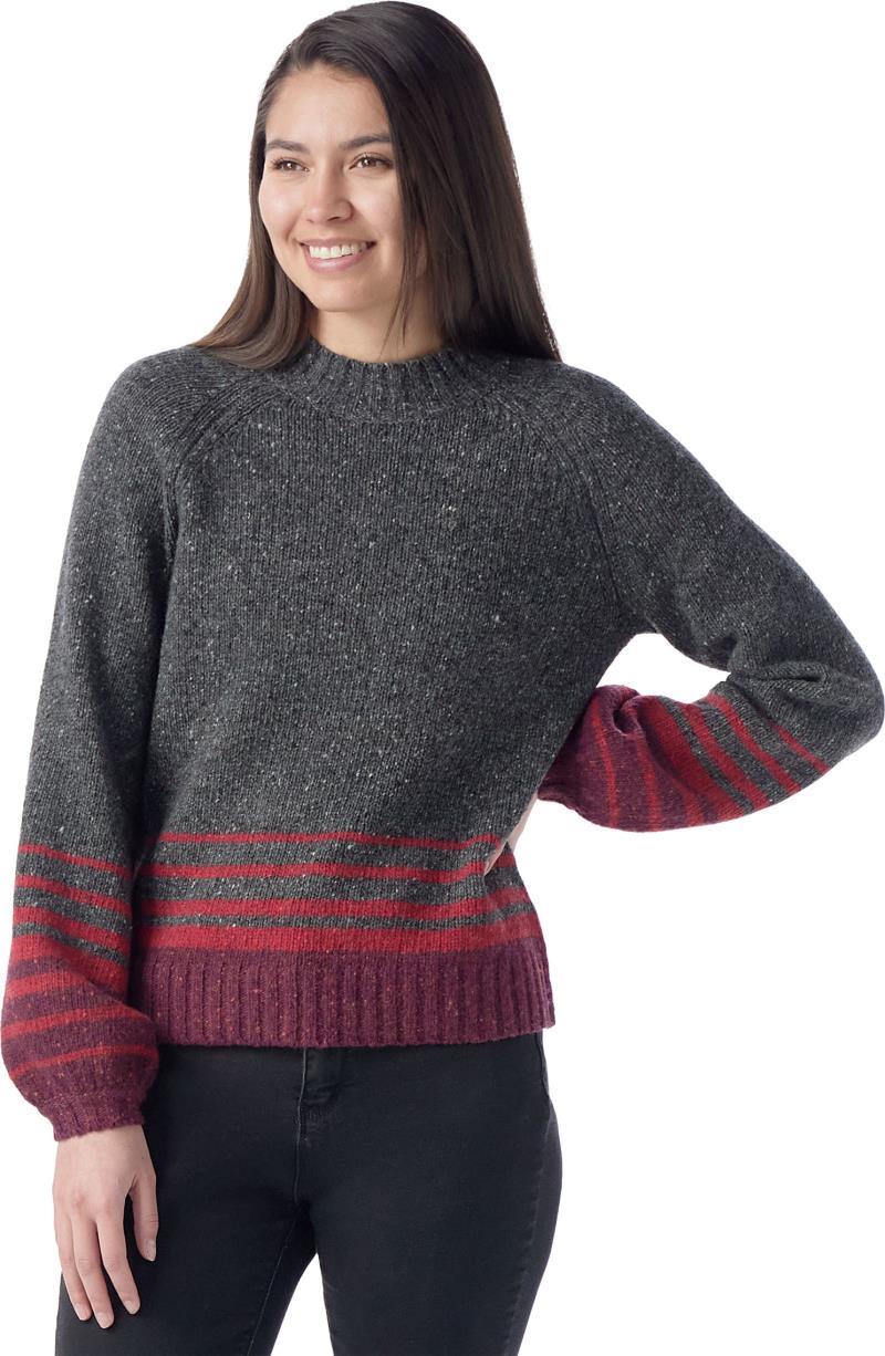 Cozy Lodge Ombre Sweater - Womens - Charcoal Heather 2