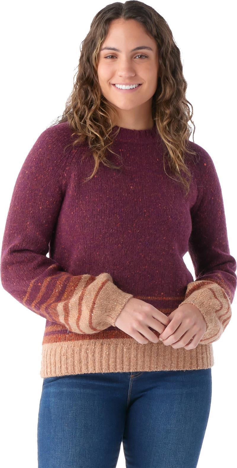 Cozy Lodge Ombre Sweater - Womens - Eggplant Heather 2