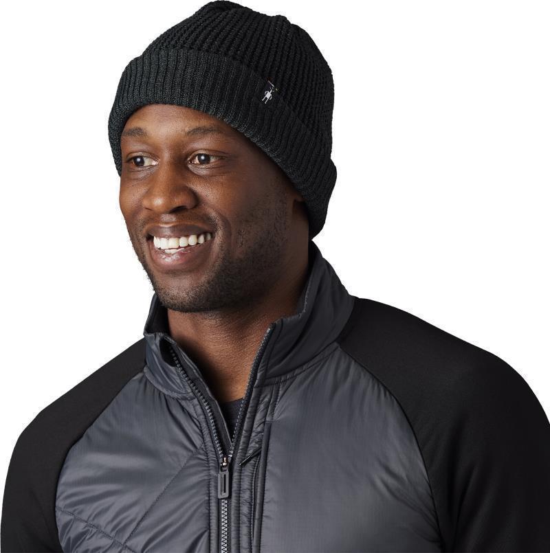 Creek Run Beanie - Black / Dark Sage Marl 3