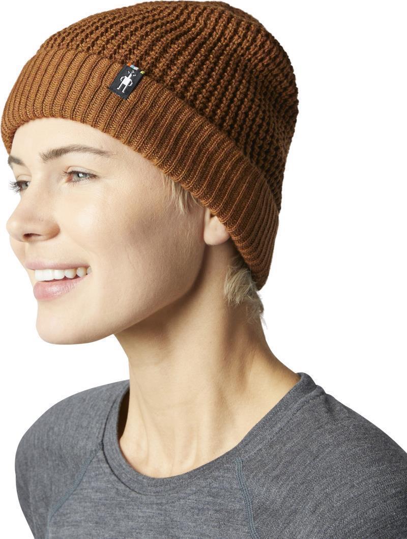 Creek Run Beanie - monument orange heather 1
