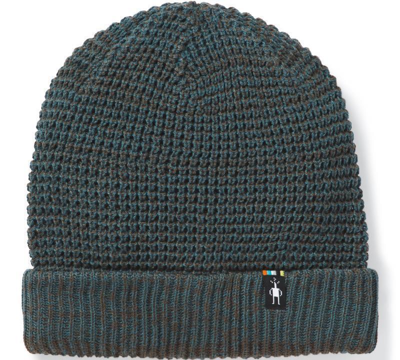 Creek Run Beanie - prussian blue / military olive marl 1