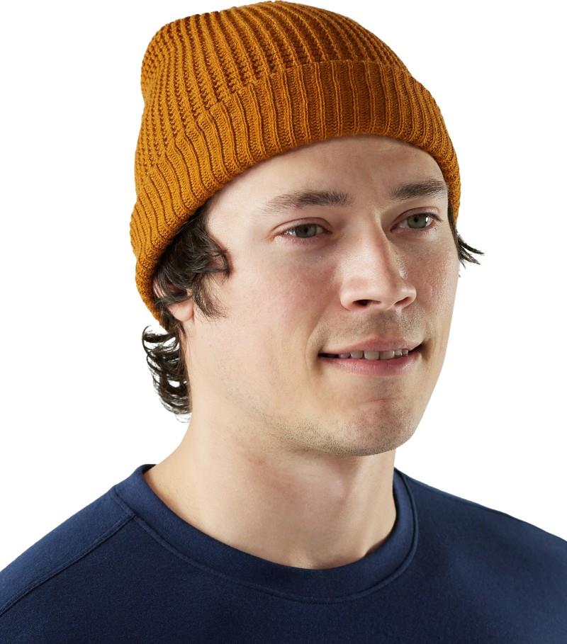 Creek Run Beanie - squash heather 1