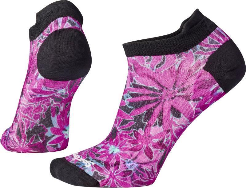 Cycle Zero Cushion Dazed Daisy Print Low Ankle Socks - Womens - Meadow Mauve 1