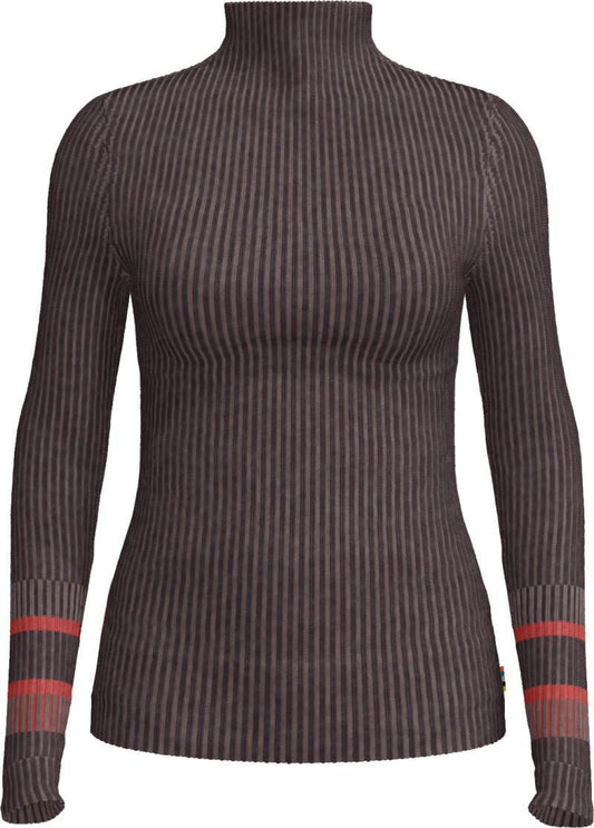 Dacono Mock Neck Sweater - Womens - woodsmoke heather 1