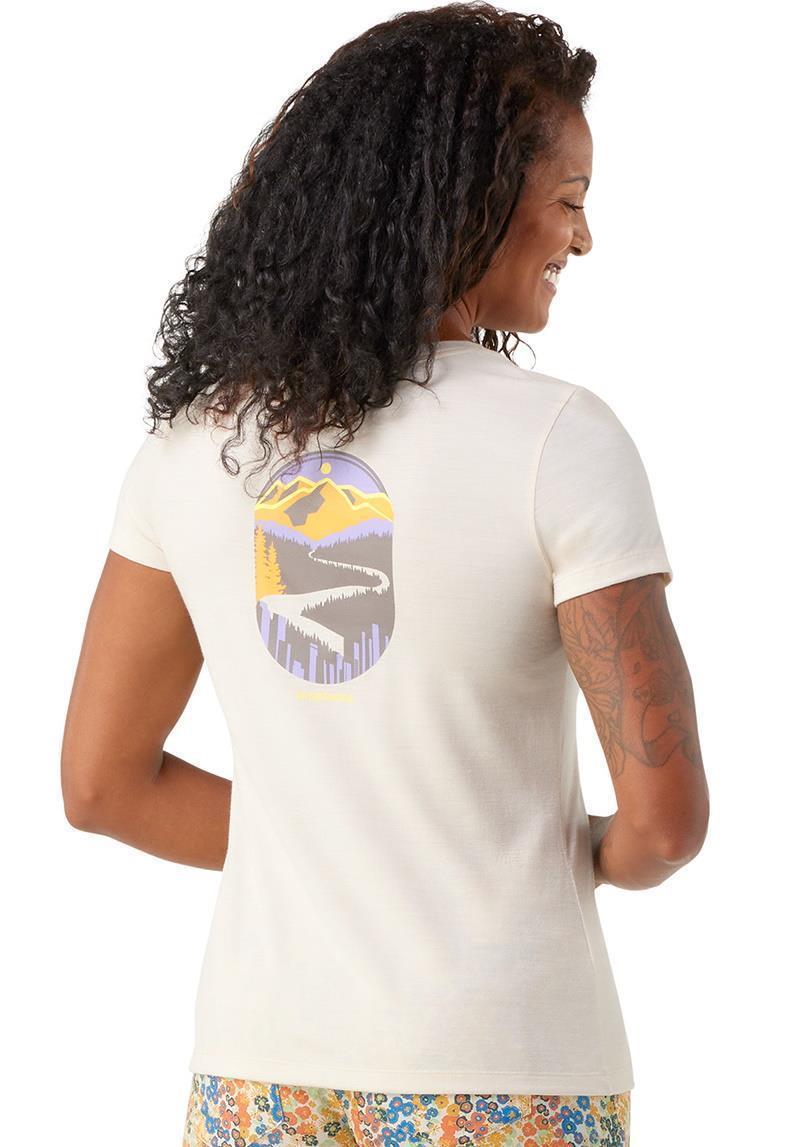 Denver Skyline Graphic SS Tee - Womens - Almond Heather 4