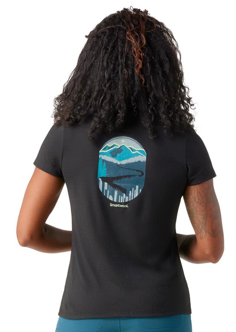 Denver Skyline Graphic SS Tee - Womens - Black 4