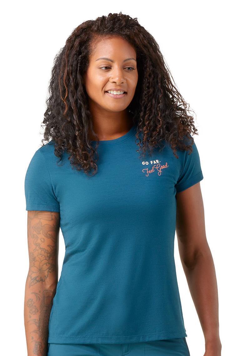 Denver Skyline Graphic SS Tee - Womens - Twilight Blue 3