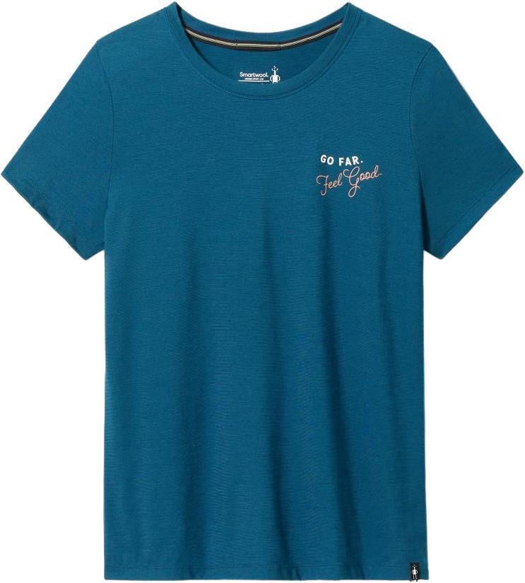 Denver Skyline Graphic SS Tee - Womens - Twilight Blue 1