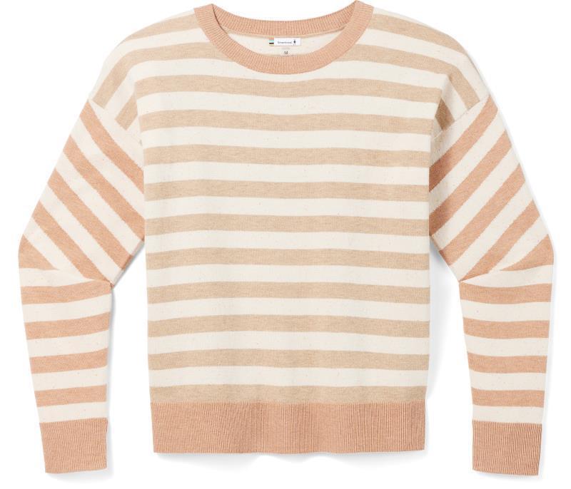 Edgewood Boyfriend Crew Sweater - Womens - Almond Donegal 1