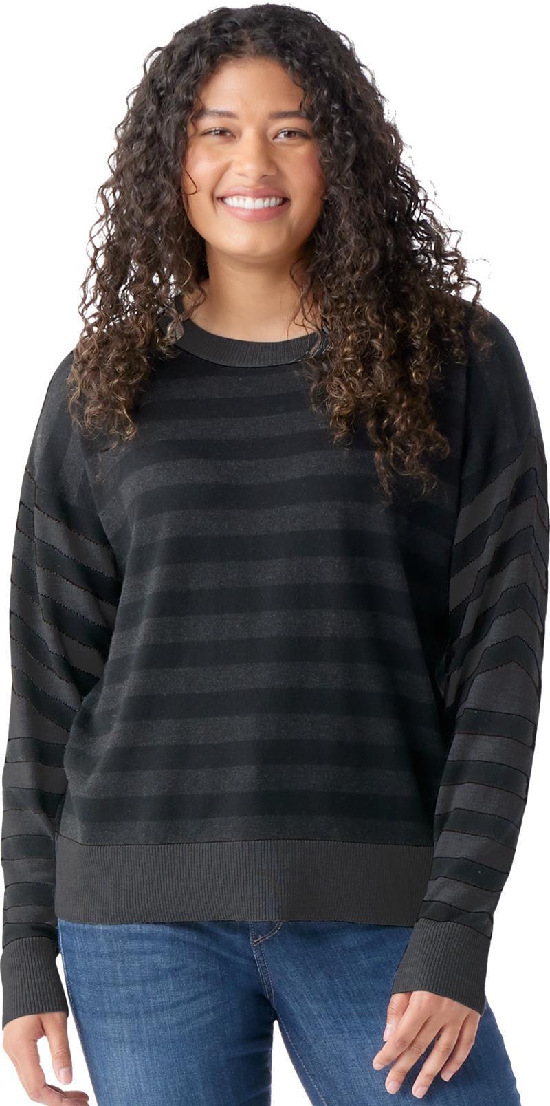 Edgewood Boyfriend Crew Sweater - Womens - Black 2