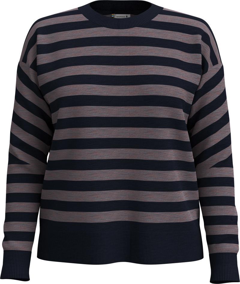 Edgewood Boyfriend Crew Sweater - Womens - Chalk Violet Heather 1