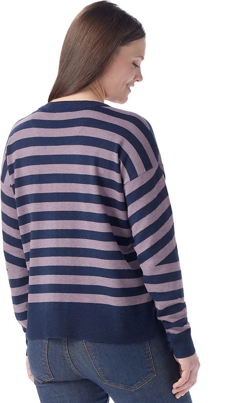 Edgewood Boyfriend Crew Sweater - Womens - Chalk Violet Heather 3
