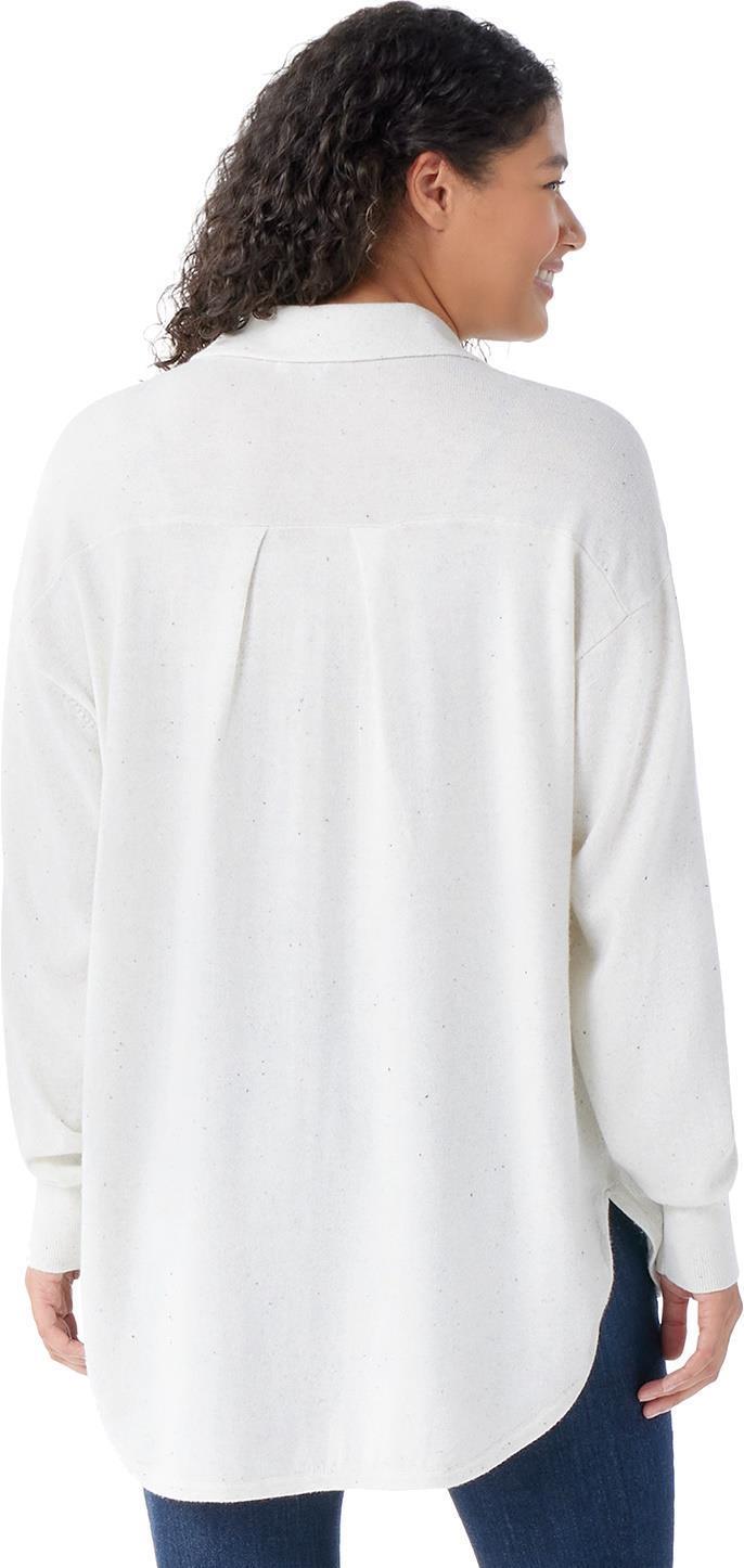 Edgewood Button Down Sweater - Womens - Natural Donegal 3
