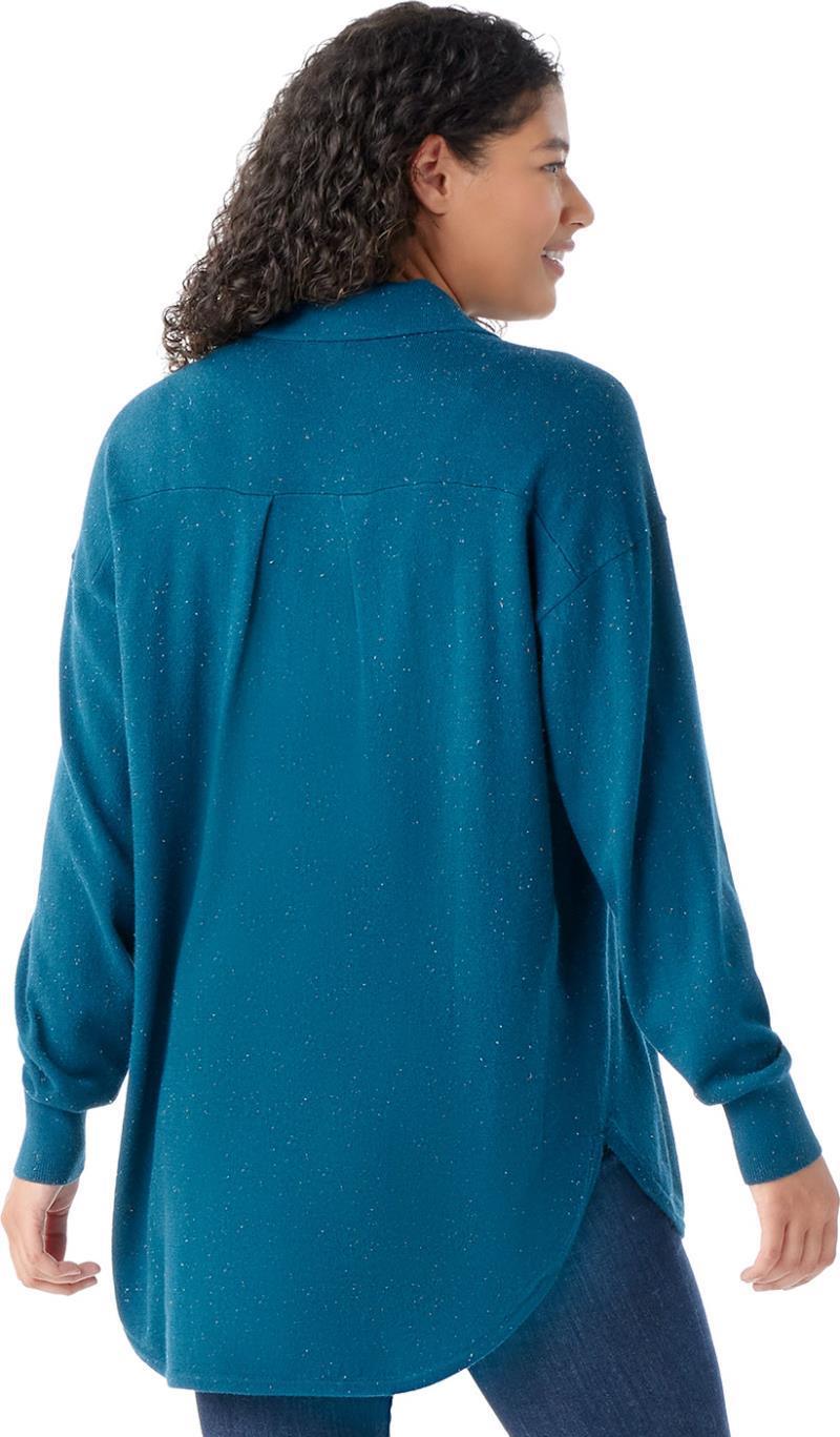 Edgewood Button Down Sweater - Womens - Twilight Blue Donegal 3