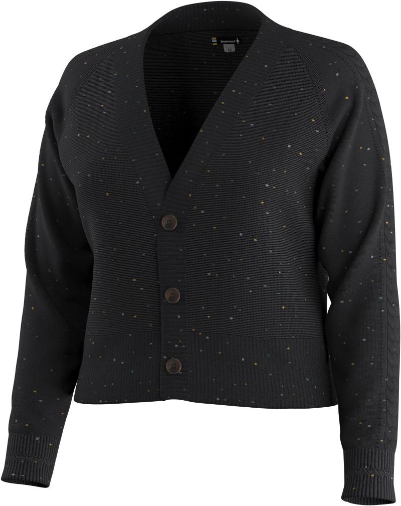 Edgewood Cardigan - Womens - black donegal 1