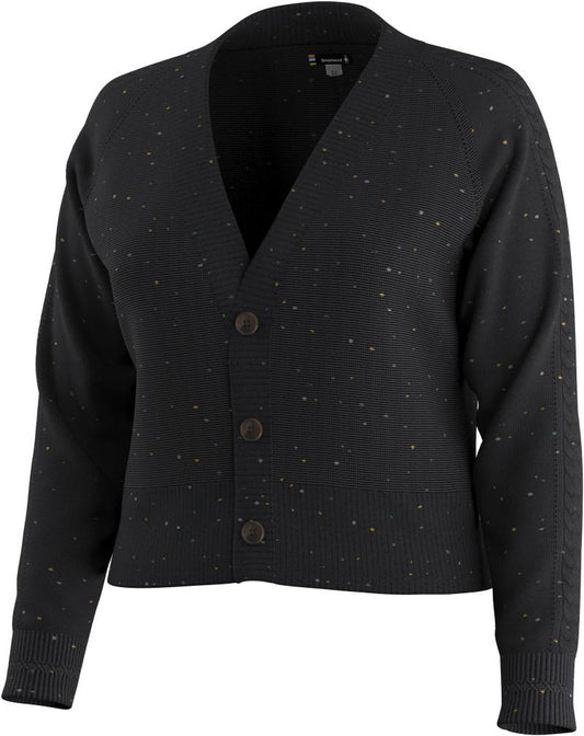 Edgewood Cardigan - Womens - black donegal 1