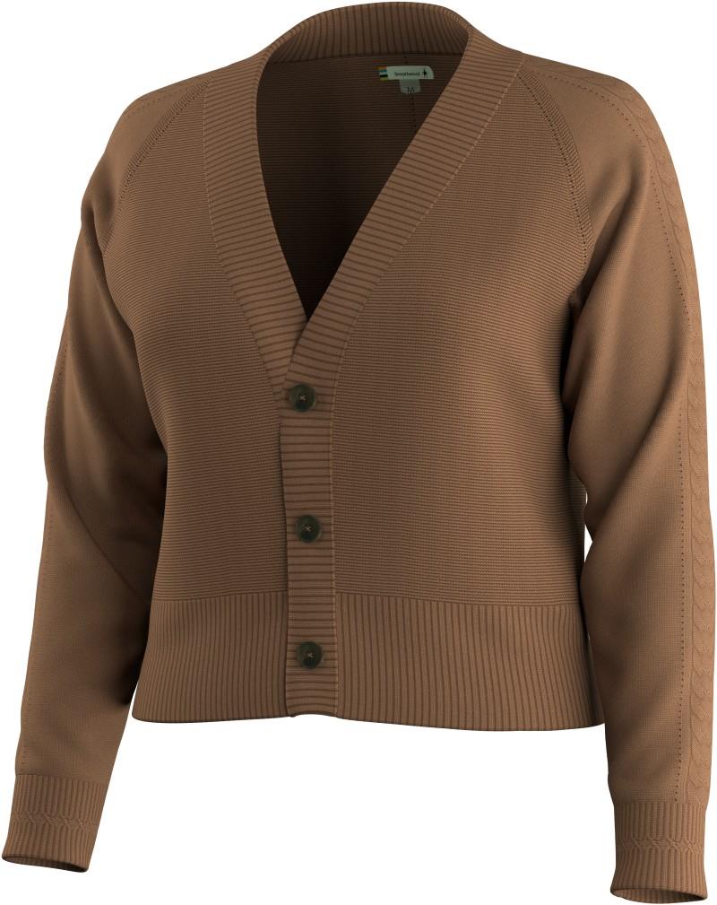 Edgewood Cardigan - Womens - mocha heather 1
