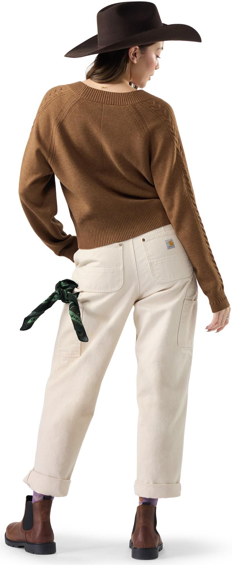 Edgewood Cardigan - Womens - mocha heather 1