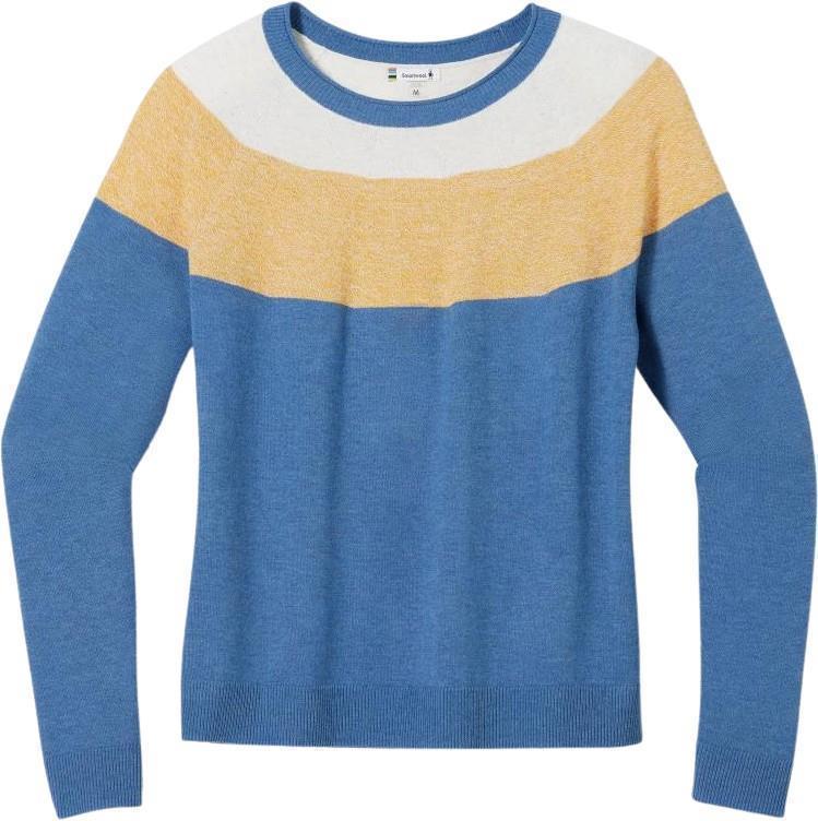 Edgewood Colorblock Crew Sweater - Womens - Blue Horizon Heather 1