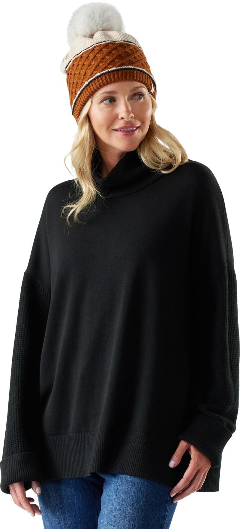 Edgewood Cowl Neck Sweater - Womens - black 1
